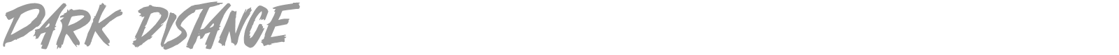Dark Distance font preview